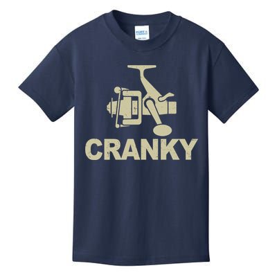 Crankbait Fishing Lure Cranky Funny Fishing Gift Kids T-Shirt