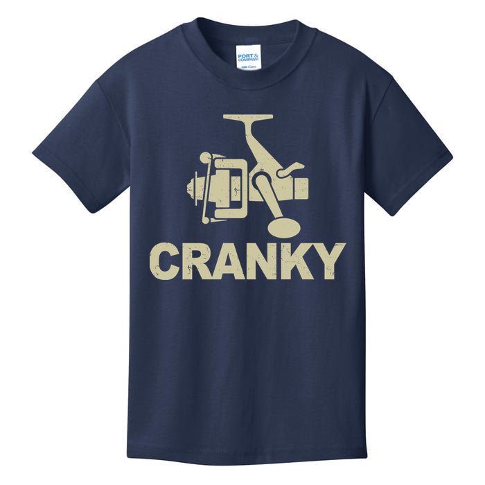 Crankbait Fishing Lure Cranky Funny Fishing Gift Kids T-Shirt