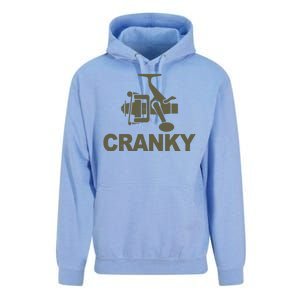 Crankbait Fishing Lure Cranky Funny Fishing Gift Unisex Surf Hoodie