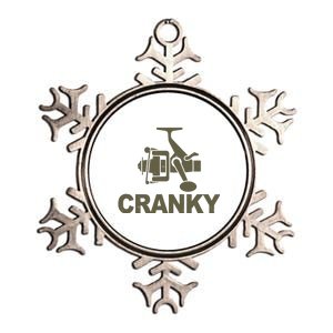 Crankbait Fishing Lure Cranky Funny Fishing Gift Metallic Star Ornament