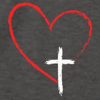 Christian Faith Love Heart Jesus God Cross Vector Backpack