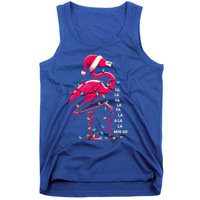 Christmas Fa La La Mingo Flamingo Xmas Gift Tank Top