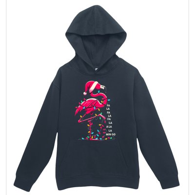 Christmas Fa La La Mingo Flamingo Xmas Gift Urban Pullover Hoodie