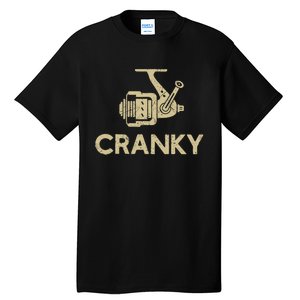 Crankbait Fishing Lure Cranky Funny Gift Ideas For Fishing Tall T-Shirt