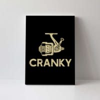 Crankbait Fishing Lure Cranky Funny Gift Ideas For Fishing Canvas