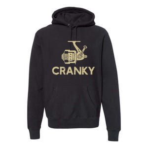 Crankbait Fishing Lure Cranky Funny Gift Ideas For Fishing Premium Hoodie