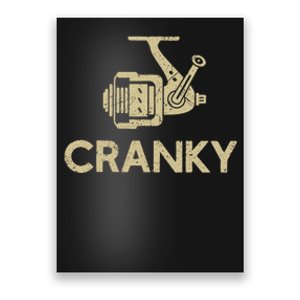 Crankbait Fishing Lure Cranky Funny Gift Ideas For Fishing Poster