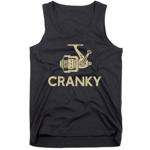 Crankbait Fishing Lure Cranky Funny Gift Ideas For Fishing Tank Top