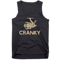 Crankbait Fishing Lure Cranky Funny Gift Ideas For Fishing Tank Top