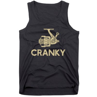 Crankbait Fishing Lure Cranky Funny Gift Ideas For Fishing Tank Top