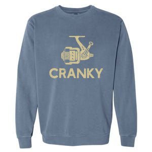 Crankbait Fishing Lure Cranky Funny Gift Ideas For Fishing Garment-Dyed Sweatshirt