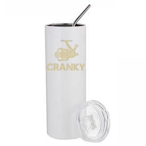 Crankbait Fishing Lure Cranky Funny Gift Ideas For Fishing Stainless Steel Tumbler