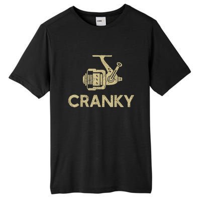 Crankbait Fishing Lure Cranky Funny Gift Ideas For Fishing Tall Fusion ChromaSoft Performance T-Shirt