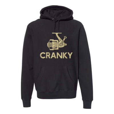 Crankbait Fishing Lure Cranky Funny Gift Ideas For Fishing Premium Hoodie