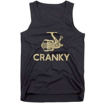 Crankbait Fishing Lure Cranky Funny Gift Ideas For Fishing Tank Top