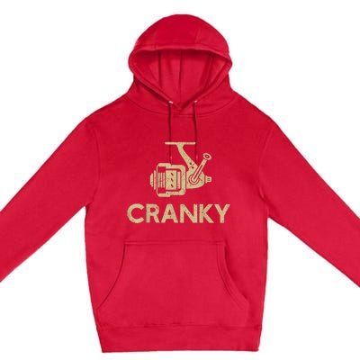 Crankbait Fishing Lure Cranky Funny Gift Ideas For Fishing Premium Pullover Hoodie