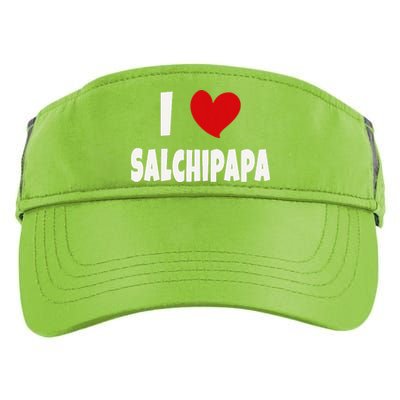 Colombian Food Lover Colombia I Love Salchipapa Adult Drive Performance Visor