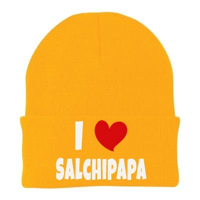 Colombian Food Lover Colombia I Love Salchipapa Knit Cap Winter Beanie