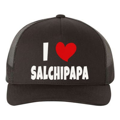 Colombian Food Lover Colombia I Love Salchipapa Yupoong Adult 5-Panel Trucker Hat