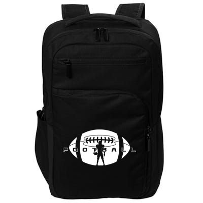 Cool Football Logo Sports Fan Impact Tech Backpack