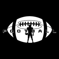 Cool Football Logo Sports Fan Backpack