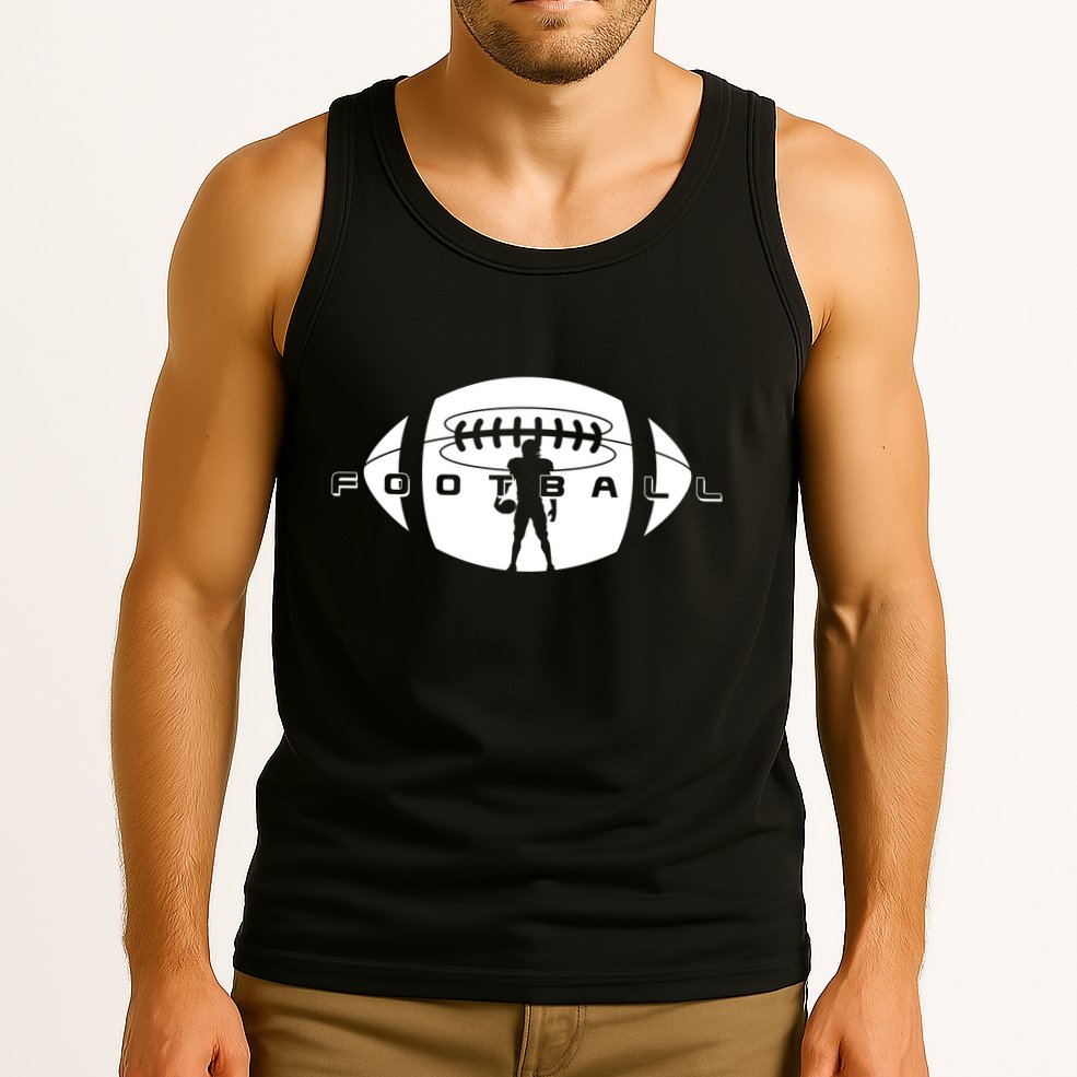 Cool Football Logo Sports Fan Tank Top