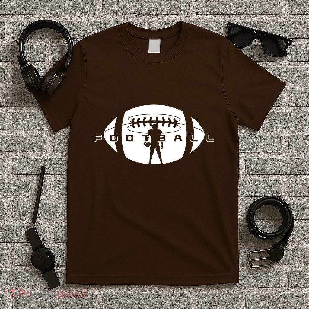 Cool Football Logo Sports Fan T-Shirt