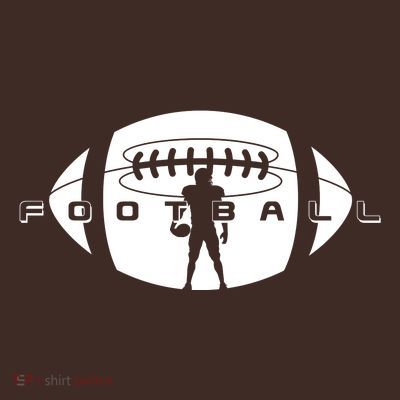 Cool Football Logo Sports Fan T-Shirt