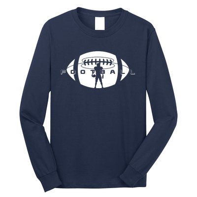 Cool Football Logo Sports Fan Long Sleeve Shirt