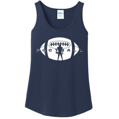 Cool Football Logo Sports Fan Ladies Essential Tank