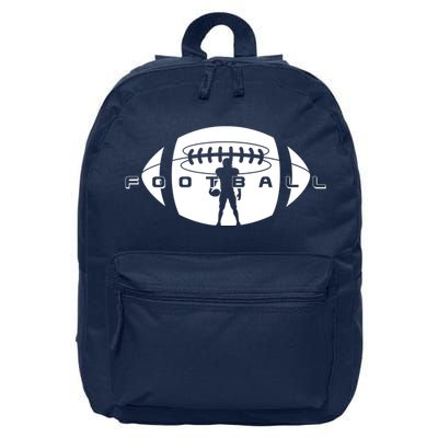 Cool Football Logo Sports Fan 16 in Basic Backpack