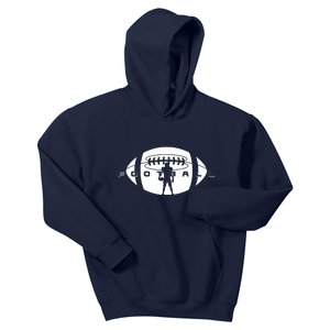 Cool Football Logo Sports Fan Kids Hoodie