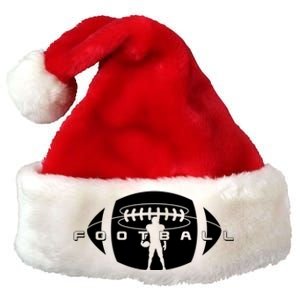 Cool Football Logo Sports Fan Premium Christmas Santa Hat