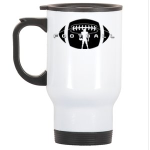 Cool Football Logo Sports Fan Stainless Steel Travel Mug