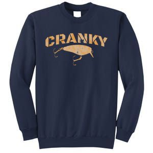 Crankbait Fishing Lure Cranky Funny Gift Ideas For Fishing Sweatshirt