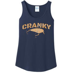 Crankbait Fishing Lure Cranky Funny Gift Ideas For Fishing Ladies Essential Tank