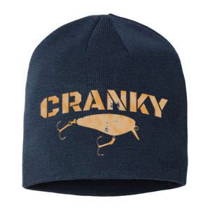 Crankbait Fishing Lure Cranky Funny Gift Ideas For Fishing Sustainable Beanie