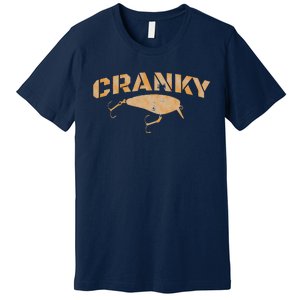 Crankbait Fishing Lure Cranky Funny Gift Ideas For Fishing Premium T-Shirt