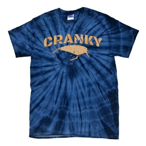 Crankbait Fishing Lure Cranky Funny Gift Ideas For Fishing Tie-Dye T-Shirt