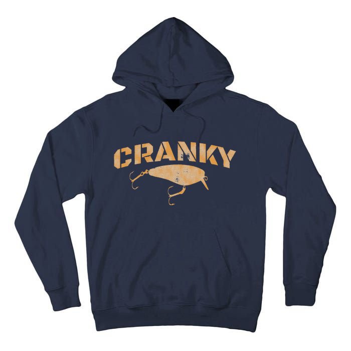 Crankbait Fishing Lure Cranky Funny Gift Ideas For Fishing Tall Hoodie