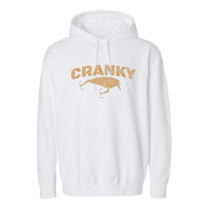 Crankbait Fishing Lure Cranky Funny Gift Ideas For Fishing Garment-Dyed Fleece Hoodie