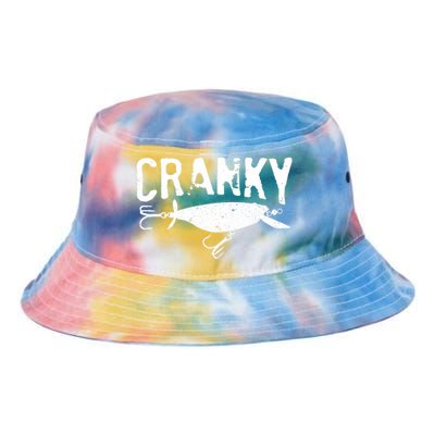 Crankbait Fishing Lure Humor Fishermen Tie Dye Newport Bucket Hat