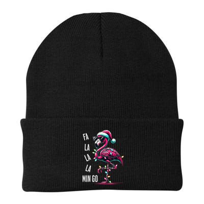Christmas Fa La La Mingo Flamingo Xmas Gift Beanie