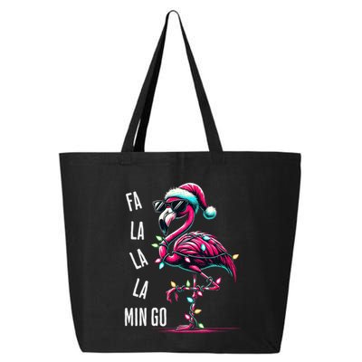 Christmas Fa La La Mingo Flamingo Xmas Gift 25L Jumbo Tote