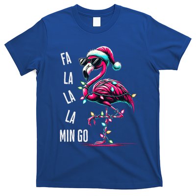 Christmas Fa La La Mingo Flamingo Xmas Gift T-Shirt