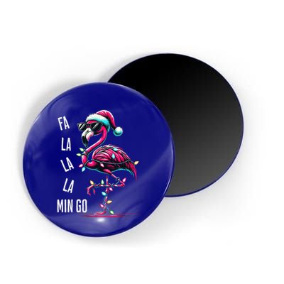 Christmas Fa La La Mingo Flamingo Xmas Gift Magnet