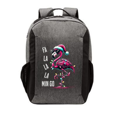 Christmas Fa La La Mingo Flamingo Xmas Gift Vector Backpack