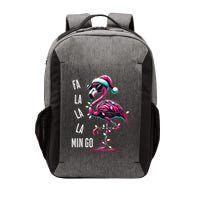 Christmas Fa La La Mingo Flamingo Xmas Gift Vector Backpack