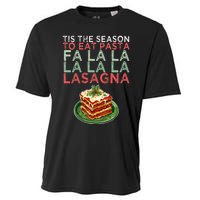 Christmas Fa la Lasagna Pasta Holidays Cooling Performance Crew T-Shirt