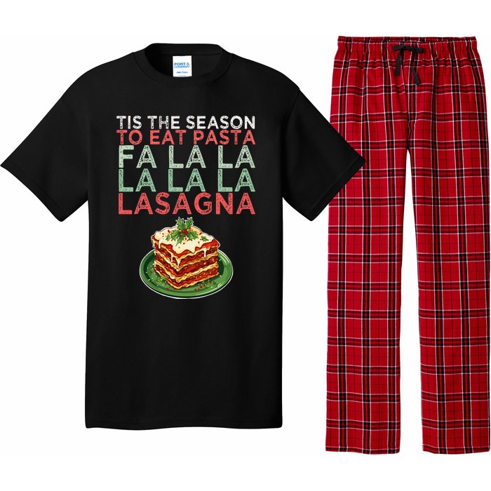 Christmas Fa la Lasagna Pasta Holidays Pajama Set